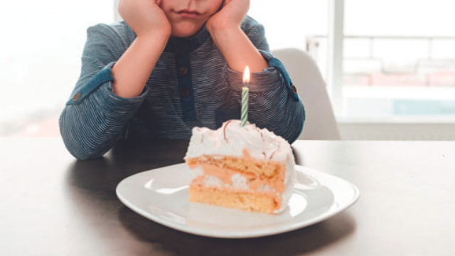 הילד התאכזב 