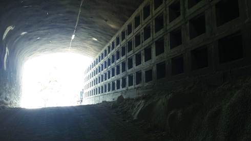 המנהרה בהר המנוחות בירושלים